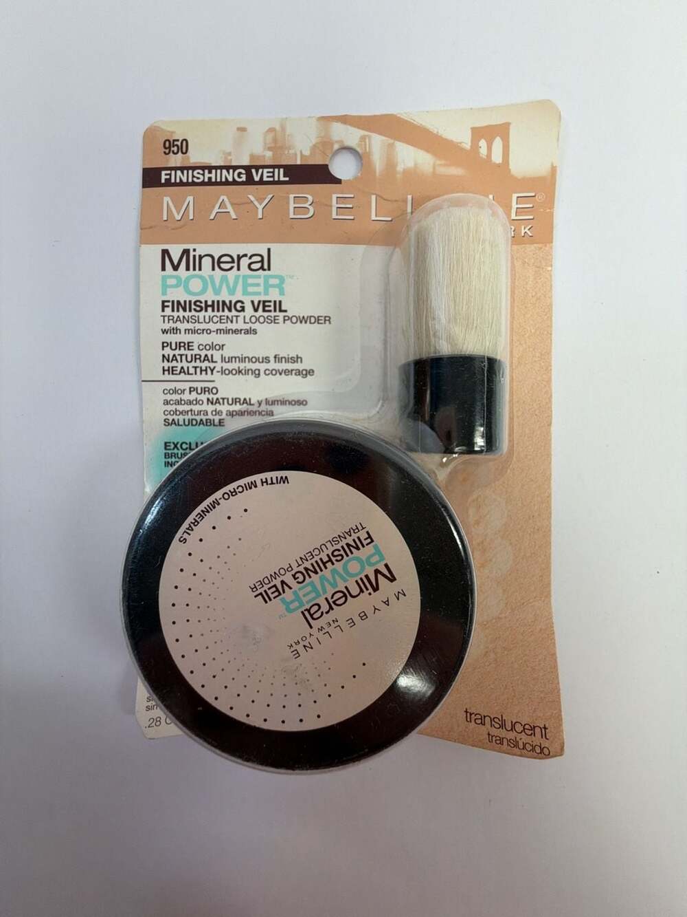 Maybelline Mineral Power Finishing Veil Translucent Loose Powder with Brush